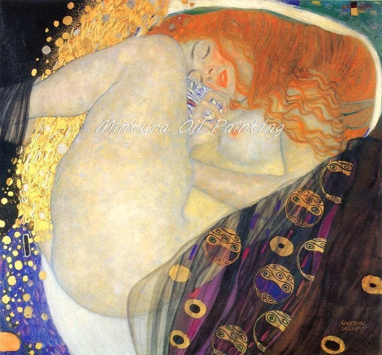 Mintura,100% Handpaintied Reproduction Gustav Klimt Oil Painting on Canvas