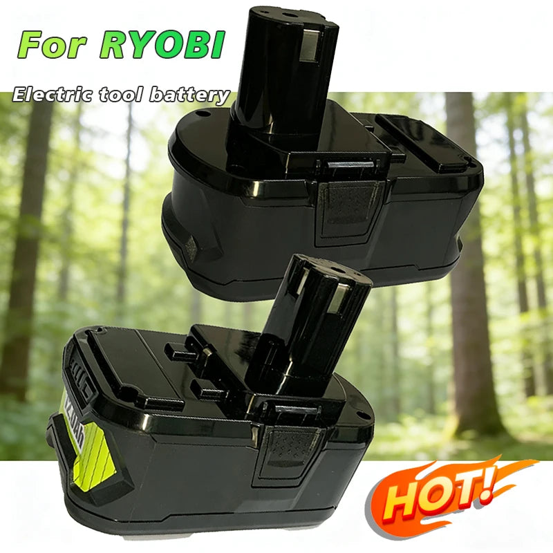 2026 New For RYOBI 18V 12.0AH Lithium Battery P103/P108 Cordless Drill Hammer Impact Wrencible Battery