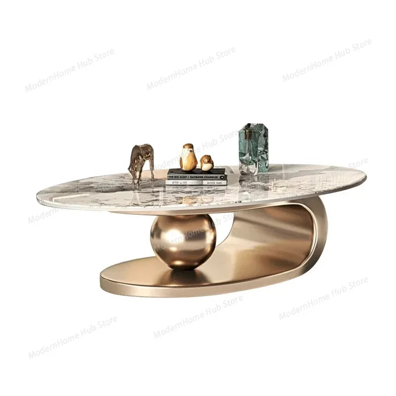Nordic Modern Design Oval Coffee Tables