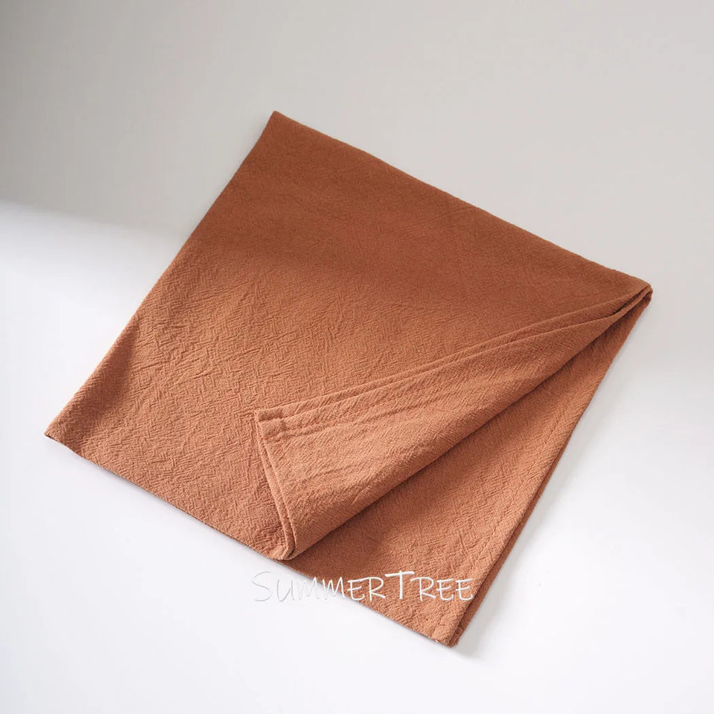 10 Pack 40x40cm Napkins, Washed Cotton Cloth Plain Vintage Style Soft Tea Towels, Place Mats
