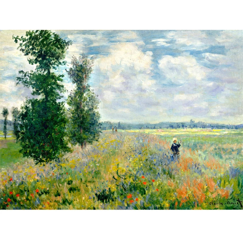 100% Handmade Impressionism Landscape Oil Painting on Linen Canvas