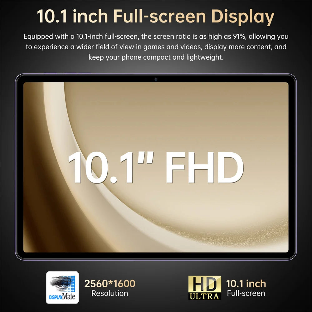 New Pad 25 Pro Tablets, High-end 22GB+2TB Android Tablet PC, Original Global Version 5G Dual SIM WiFi GPS