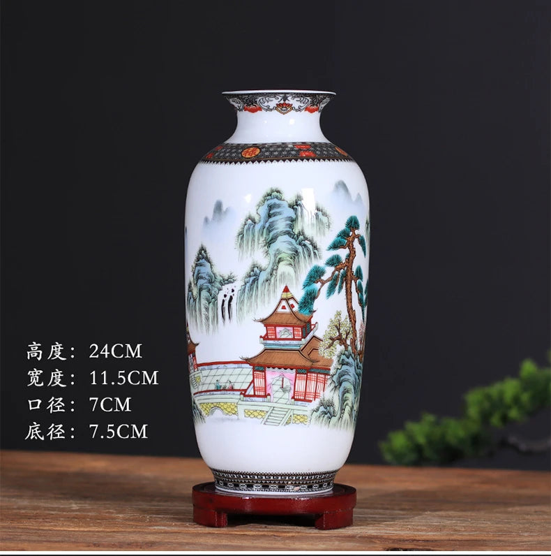 Jingdezhen Porcelain Flower Vase