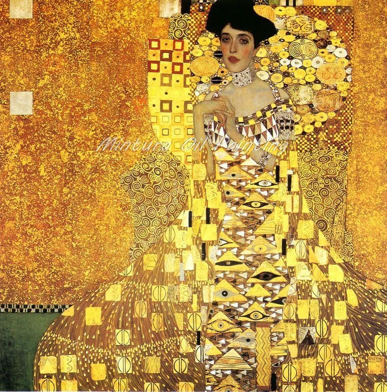 Mintura,100% Handpaintied Reproduction Gustav Klimt Oil Painting on Canvas