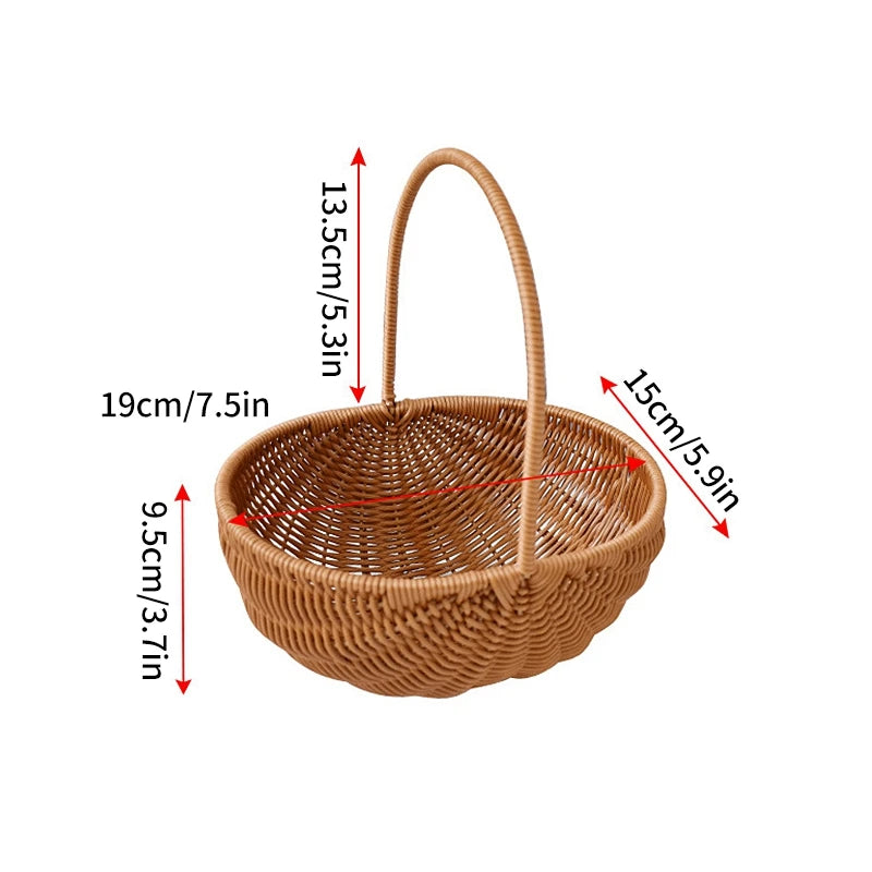 Hand Woven Creative Flower Baskets