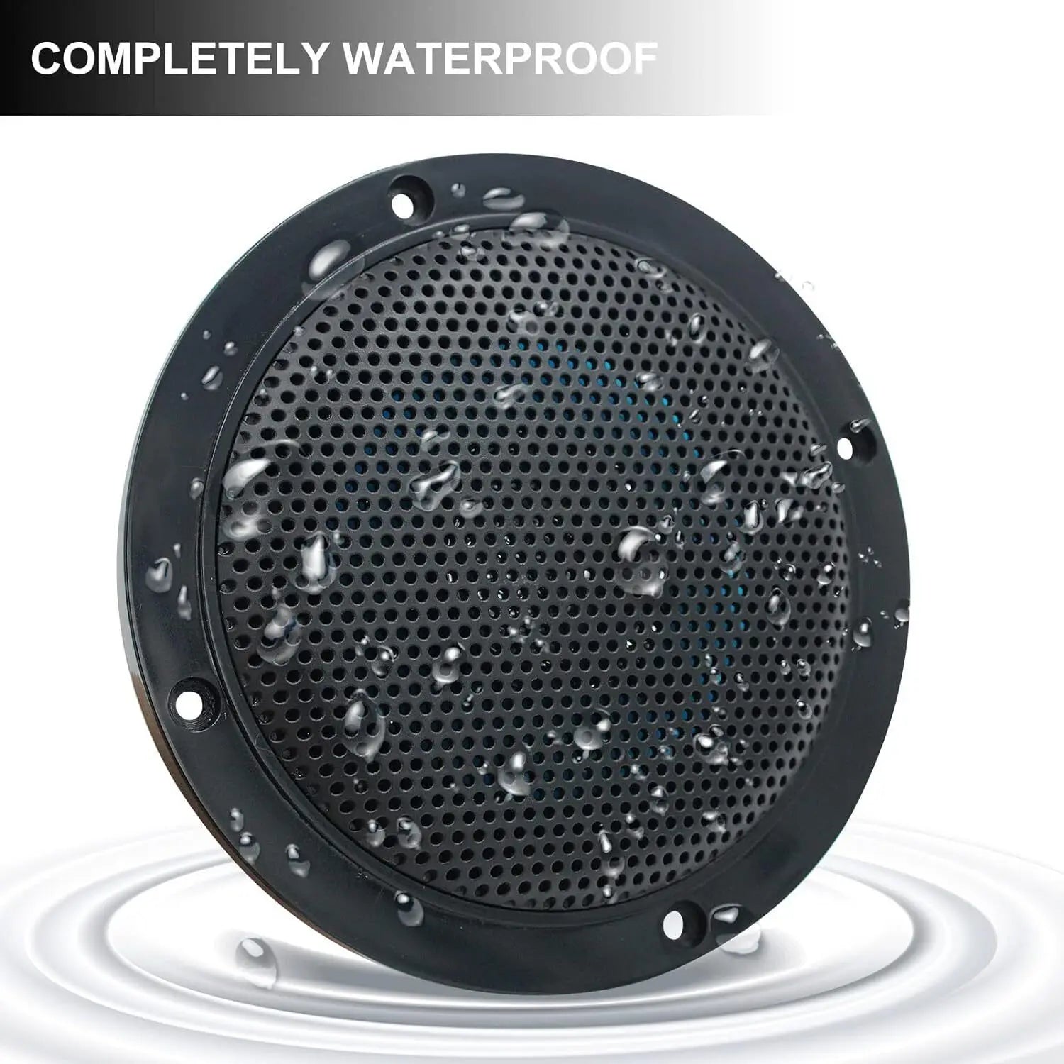 Herdio 4'' 160W 2PCS Waterproof Ceiling Marine Speaker Surround Sound Speaker