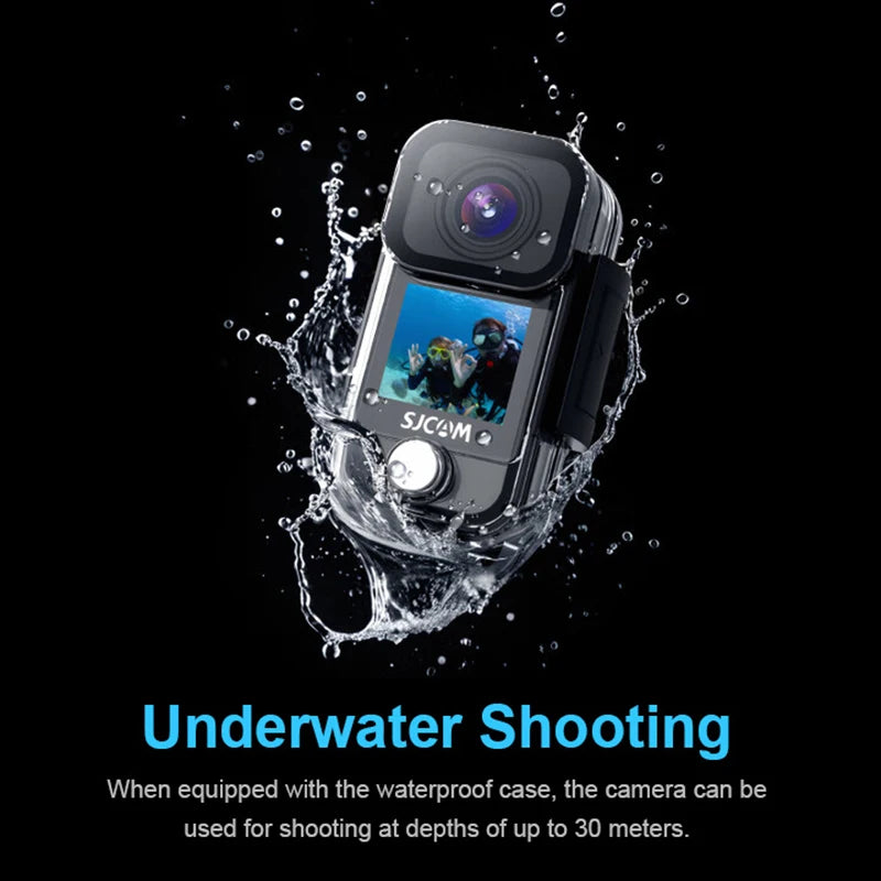 SJCAM C300 Pocket Mini Travel Action Camera 1/2.8" CMOS Sensor Vlog Combo 4K 30FPS Video 30M Waterproof Set Motorcycle Sport Cam