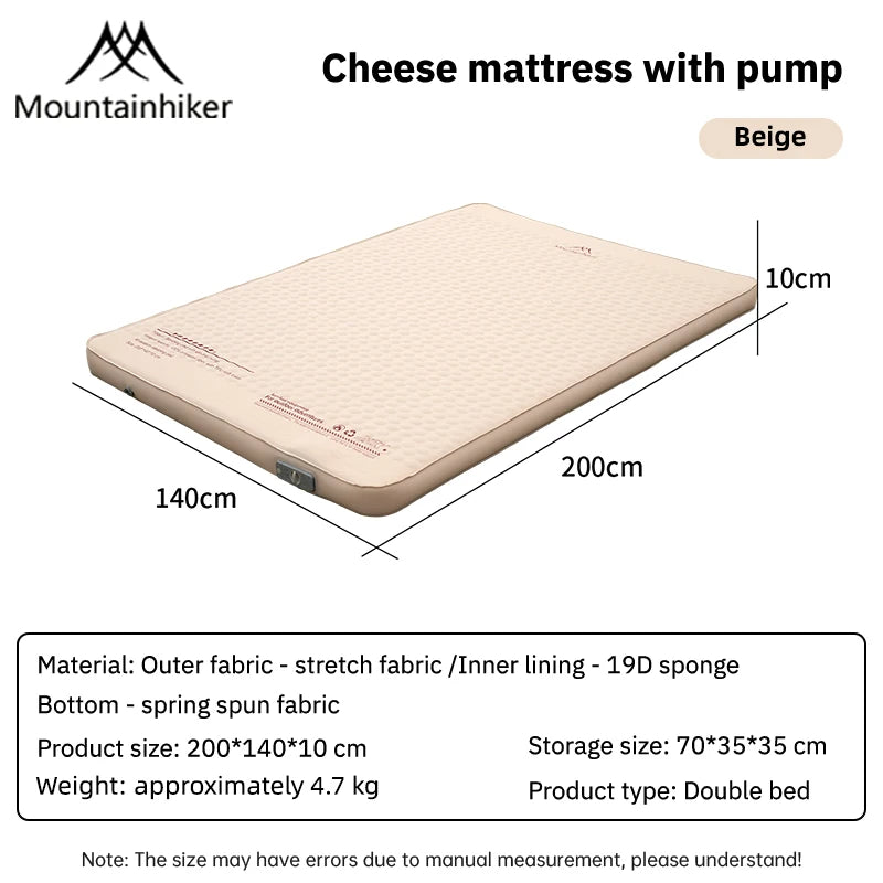 MOUNTAINHIKER 10CM Inflatable Sleeping Pad Mattress
