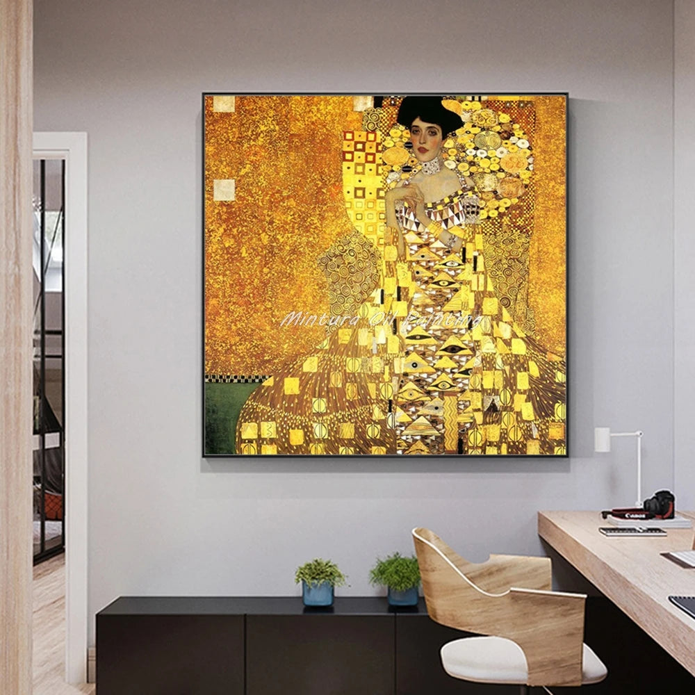 Mintura,100% Handpaintied Reproduction Gustav Klimt Oil Painting on Canvas
