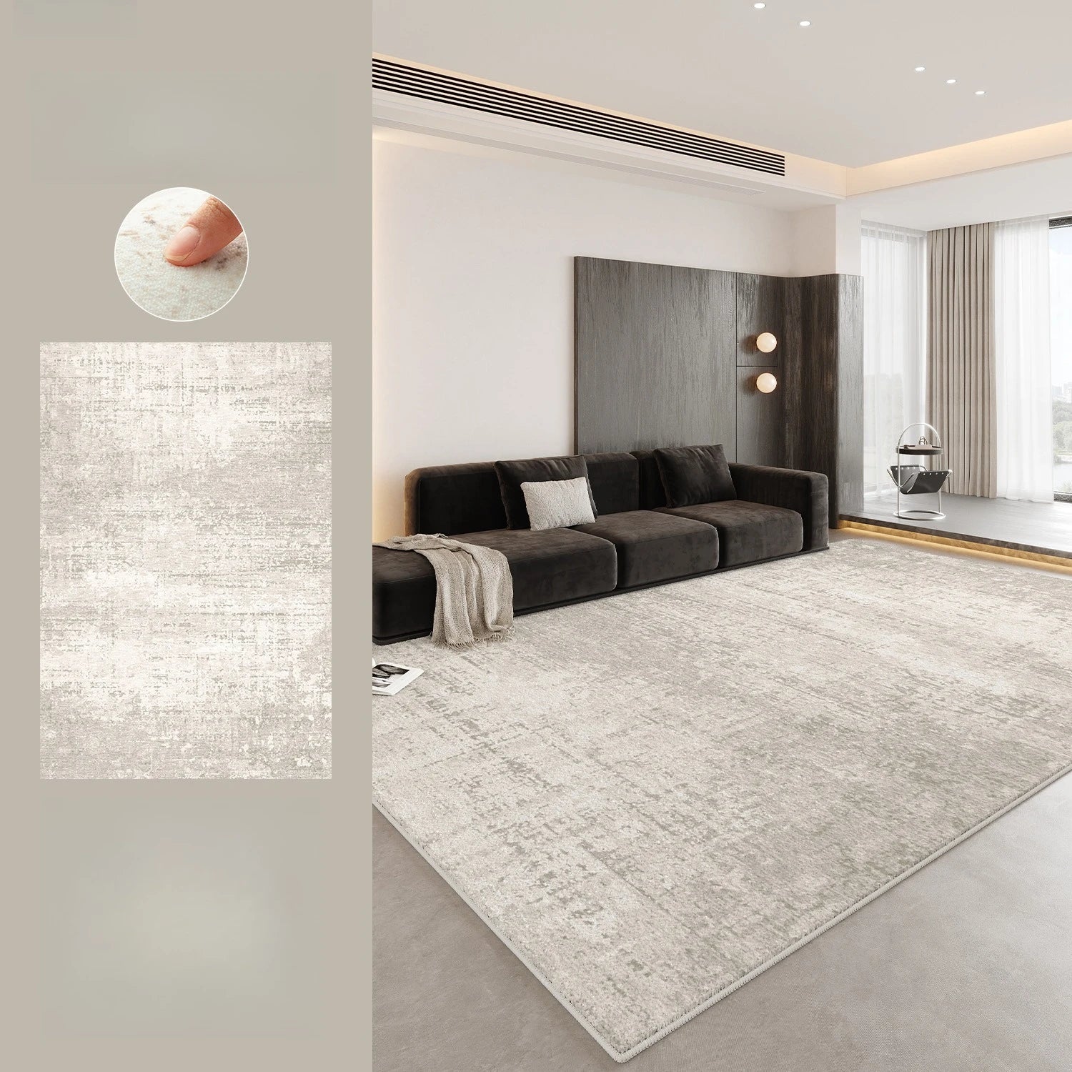 Modern Style Bedroom Decor Large Carpet Light Luxury Carpets for Living Room Fluffy Soft Lounge Floor Mat Thick Plush Study Rug