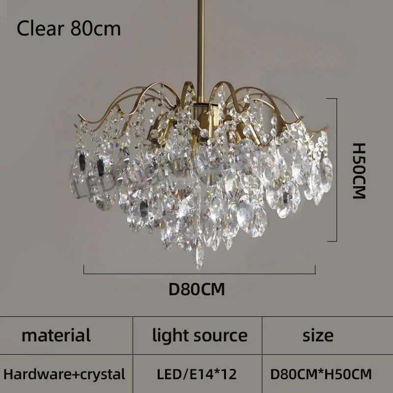LED Crystal Pendant Chandelier