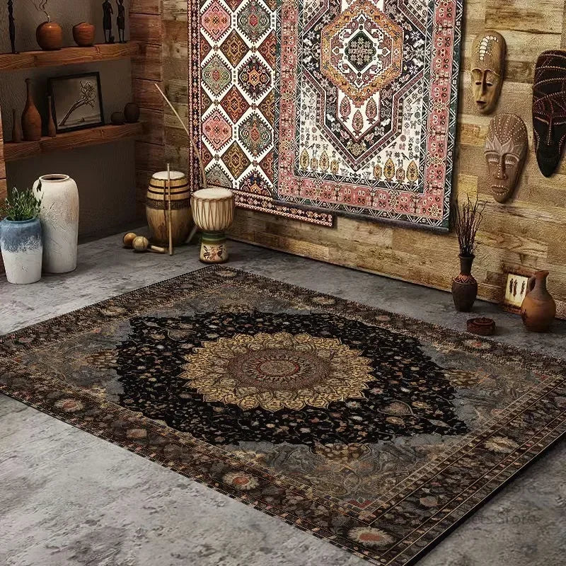 Persian American Retro Carpet, Ethnic Style