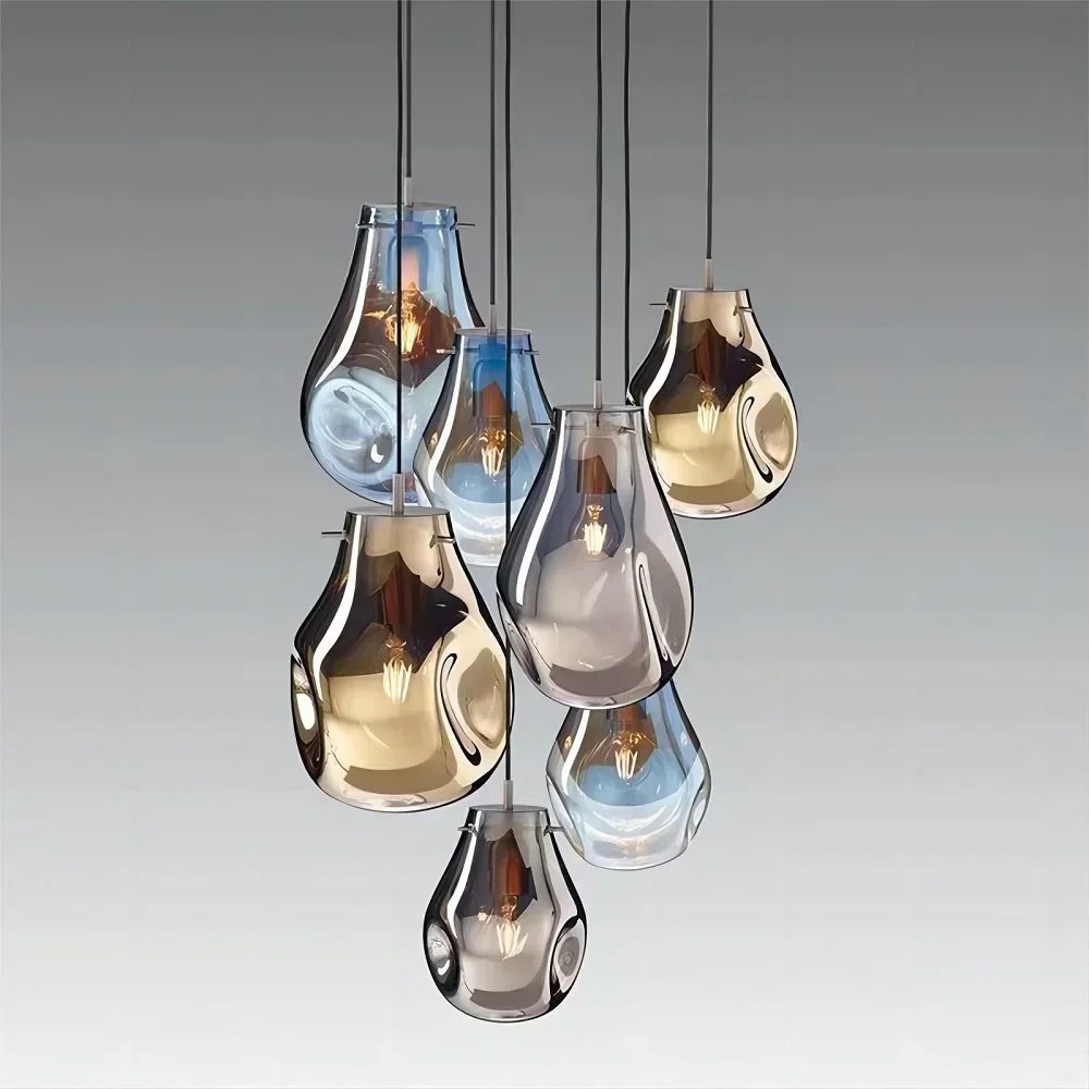 Modern Creative Colorful Glass Chandelier