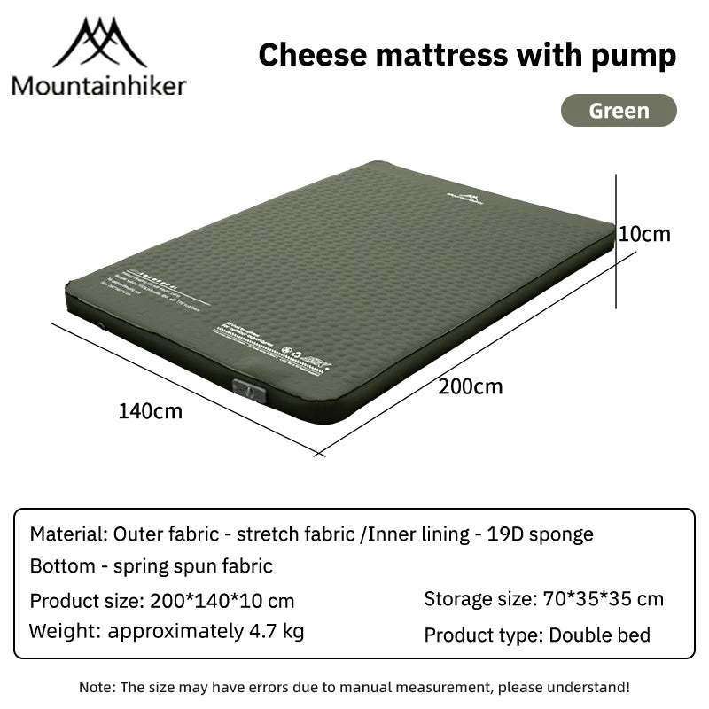 MOUNTAINHIKER 10CM Inflatable Sleeping Pad Mattress