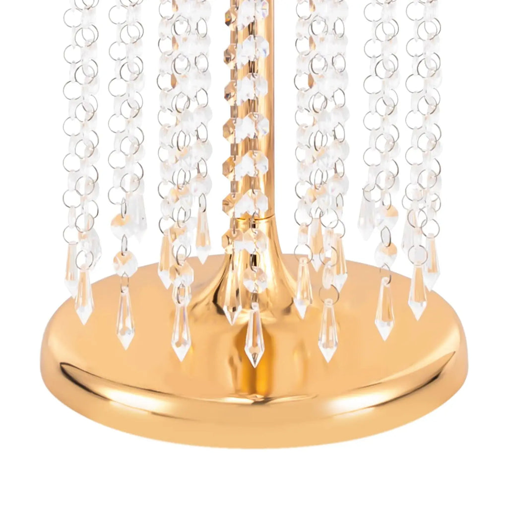 Tall Wedding Centerpieces Flower Vases, Metal Flowers Stand, Acrylic Crystal Stand, Column Vases Centerpieces for t