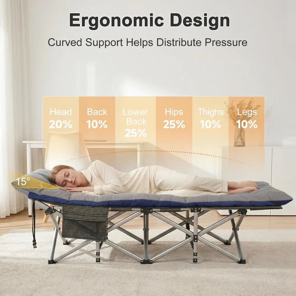 XXL Oversized Folding Camping Cot
