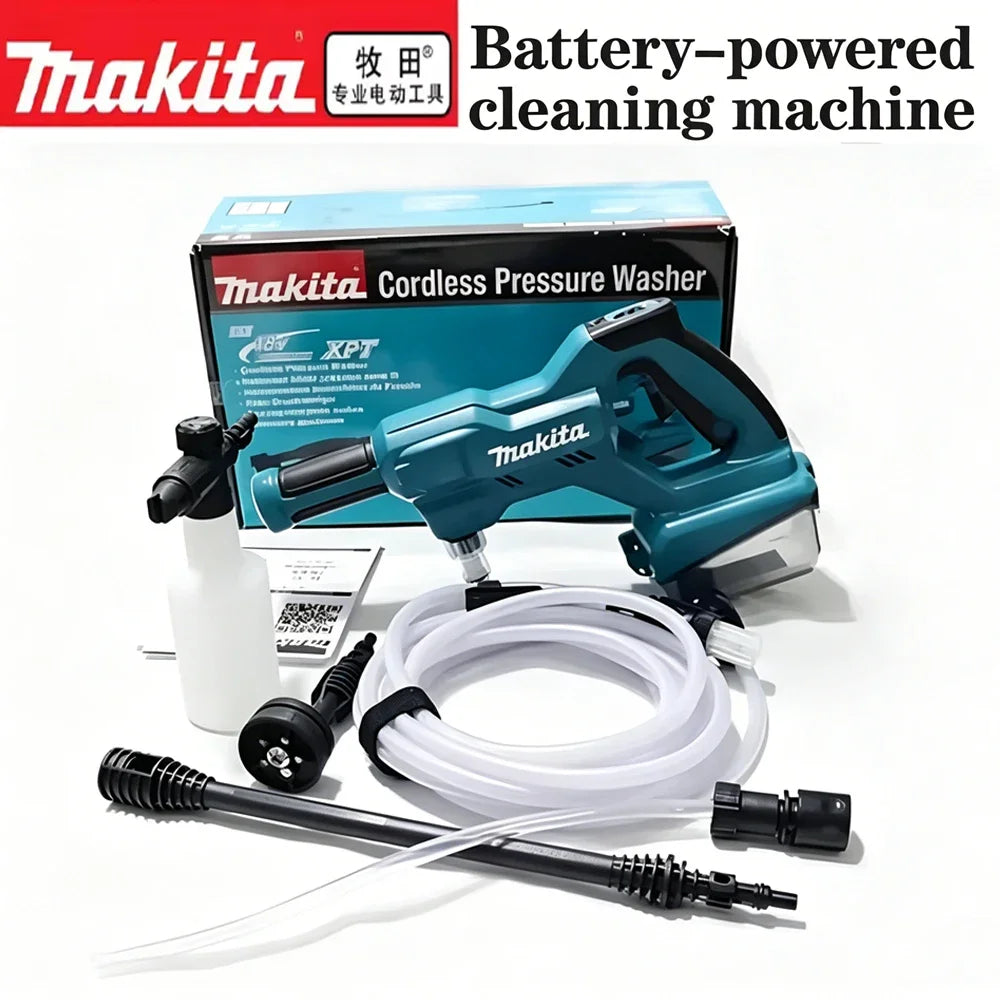 Makita DHW180 18V LXT Cordless High‑Pressure Washer Portable High‑Flow Rechargeable Battery‑Powered Cleaning Power Tool