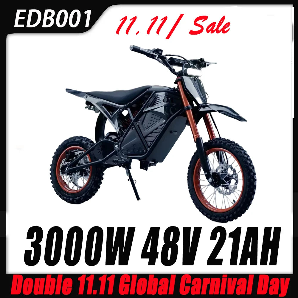 2025 New Electric Bicycle, 3000W High power motor 48V 21AH, Strong Mountain off-road Electric bike