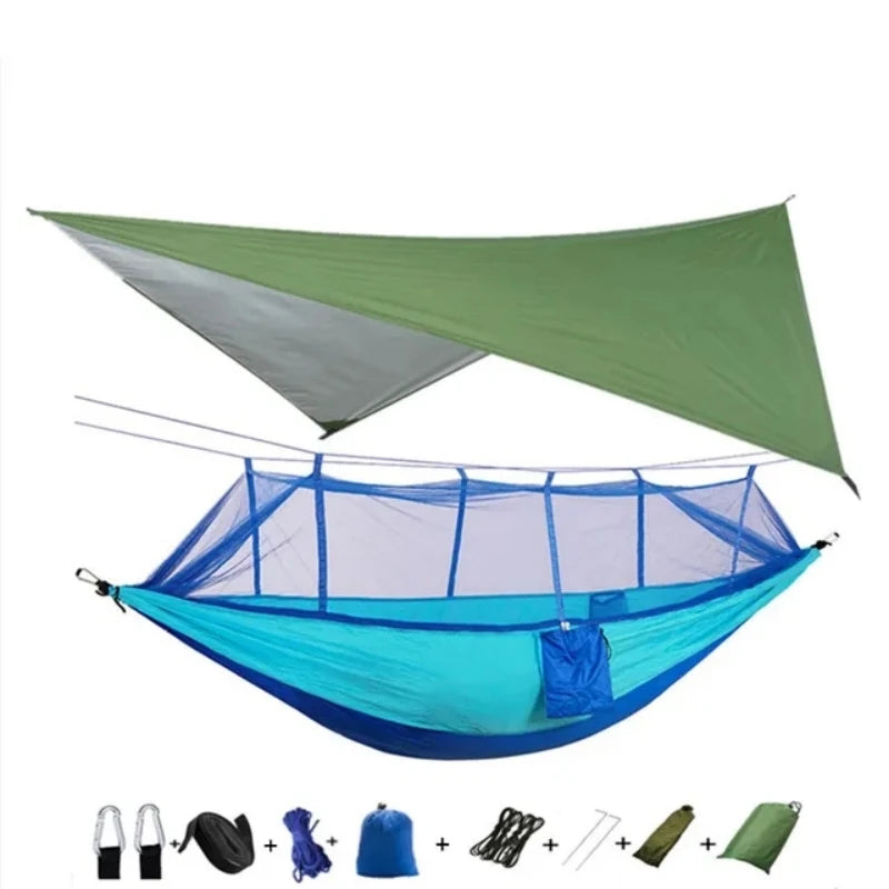 Portable Outdoor Hammock with Mosquito Net