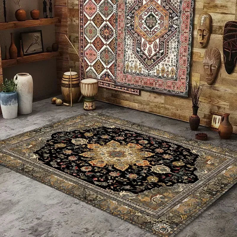 Persian American Retro Carpet, Ethnic Style
