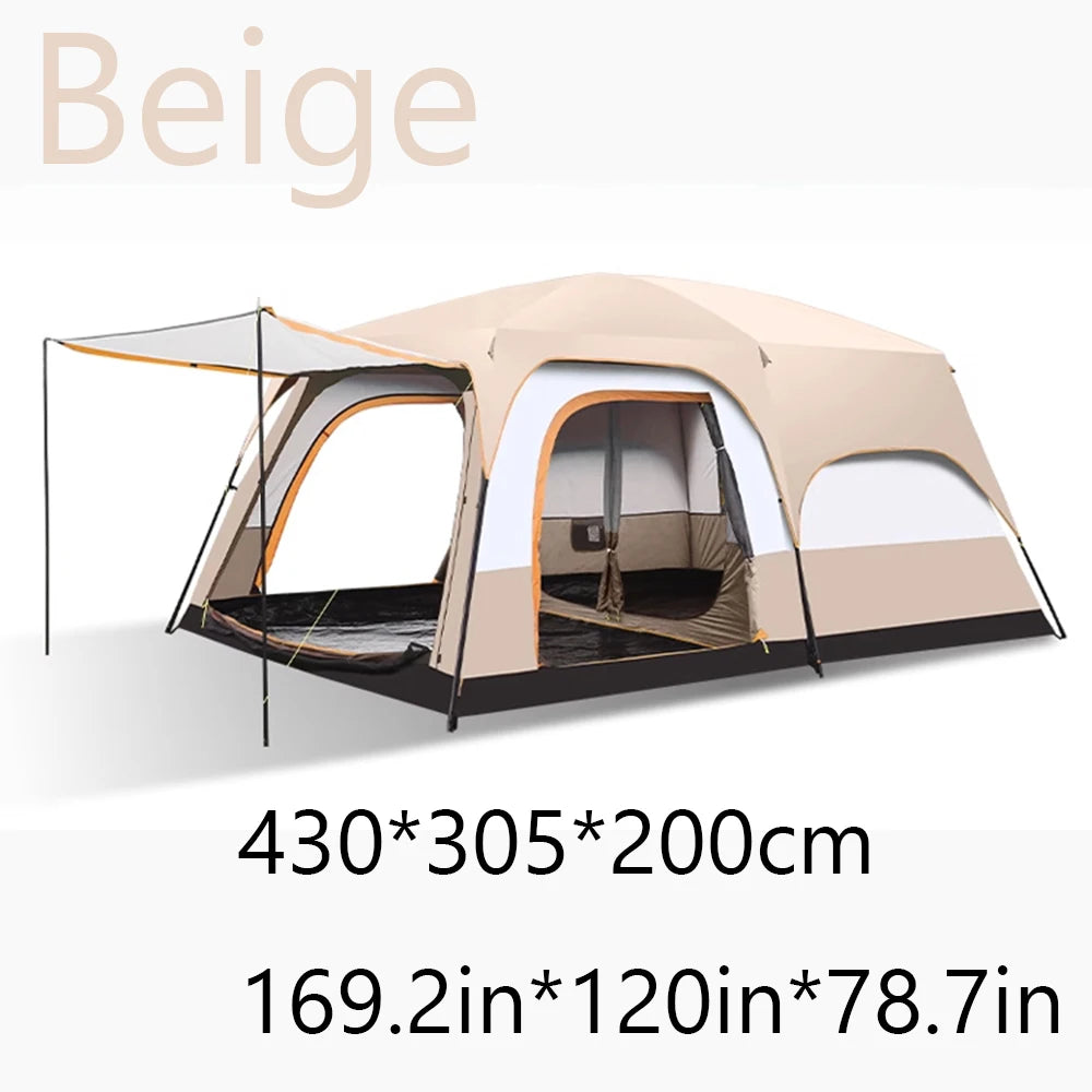 Upgraded 4 Season 2 Room Family Camping Tent