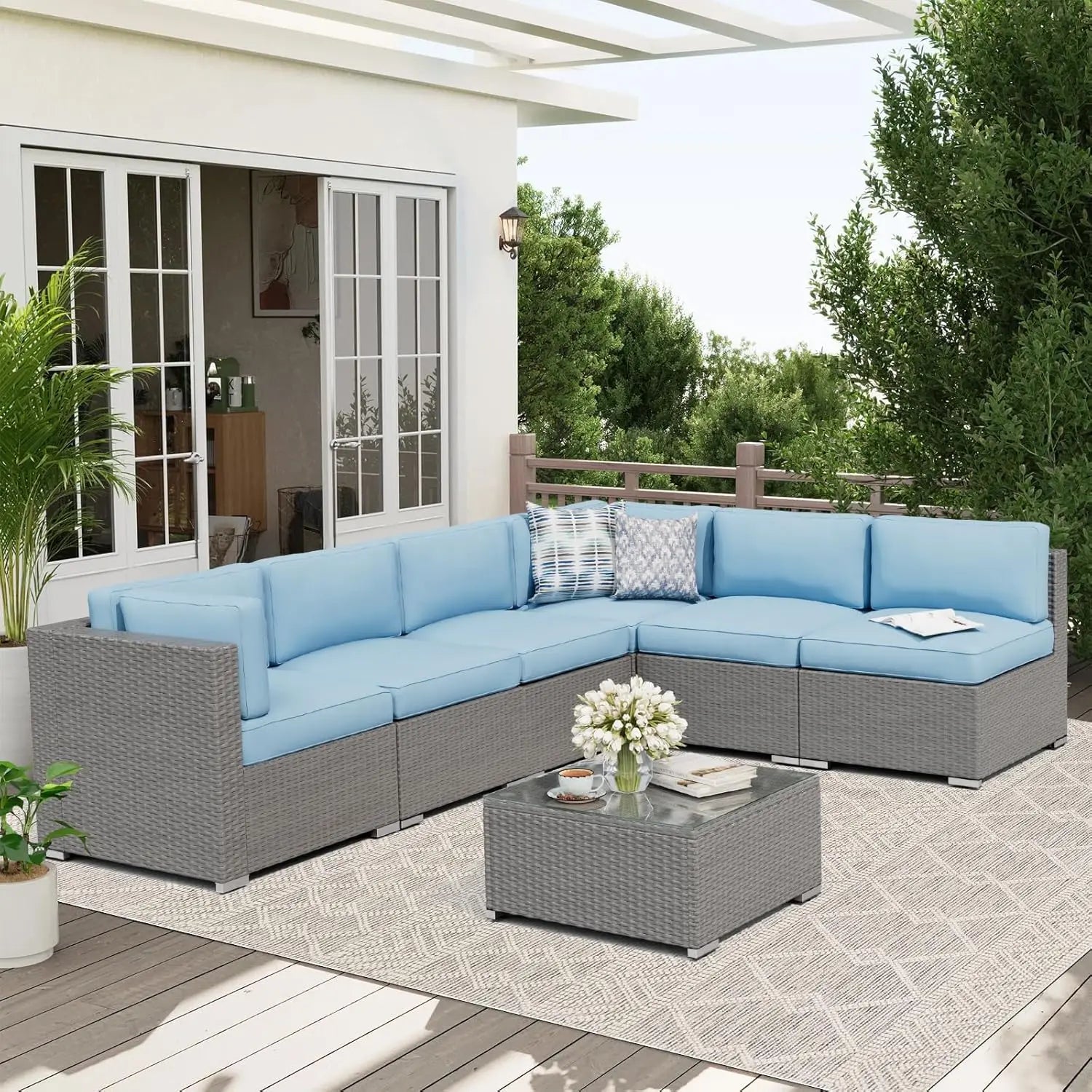 7-Piece Outdoor Patio Furniture Set