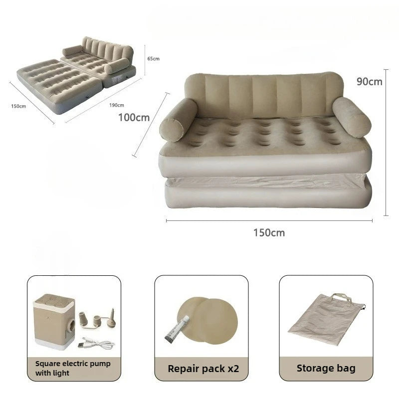 Outdoor Camping Folding Inflatable Sofa