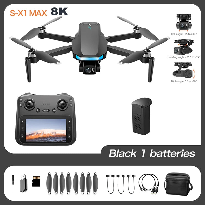 Original Drone, GPS RC 8K Professional HD Aerial Photography Laser obstacle avoidance Quadcopter Aircraft