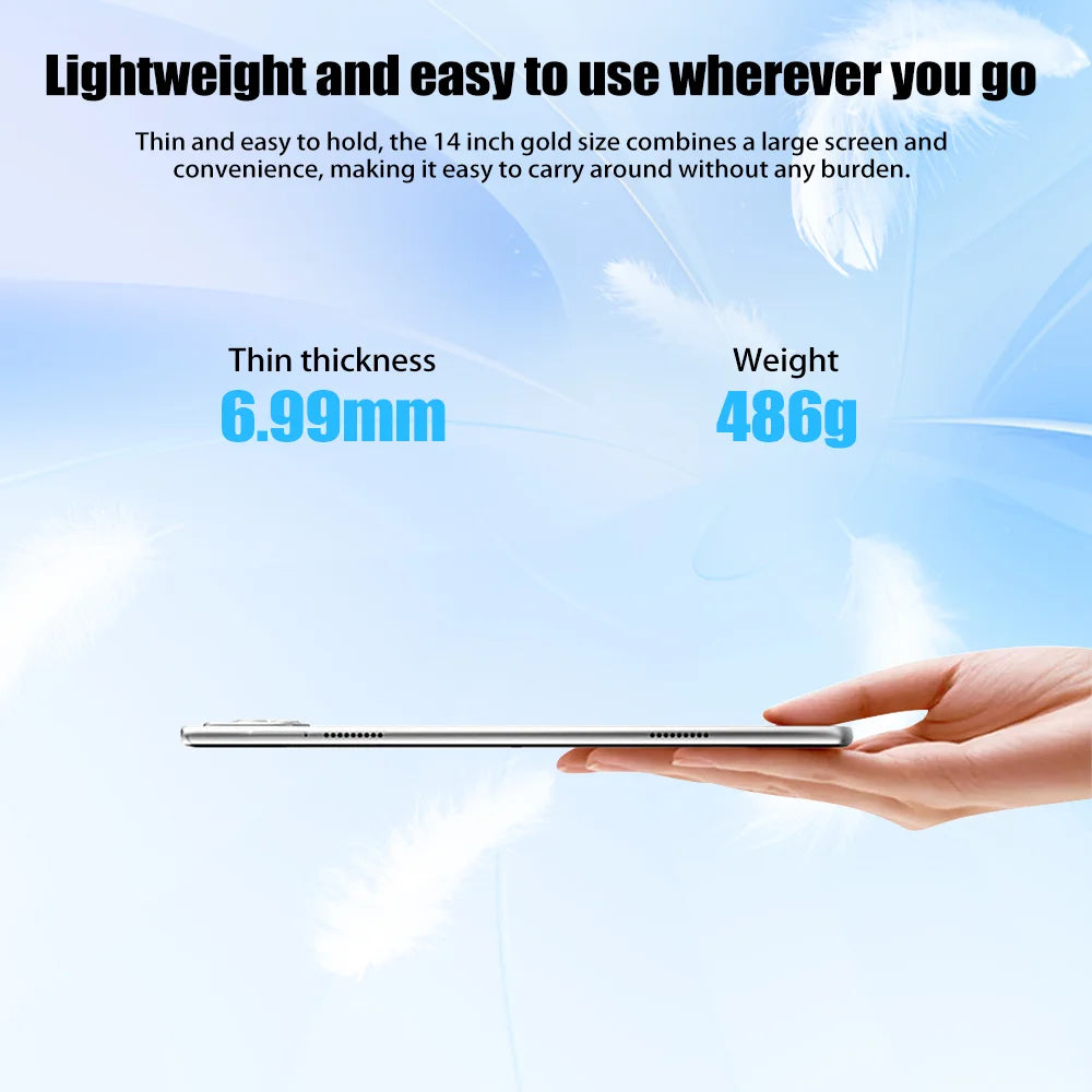2026 New Original 10 Inch Android Tablet PC 4K HD Display 5G WiFi GPS Bluetooth Dual SIM Card 5000mAh Long Battery Portable Tablet Device For Home Office Study Gaming Video Entertainment Daily Outdoor Use