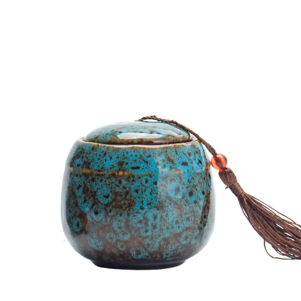 Colorful Ceramic Keepsake Urn