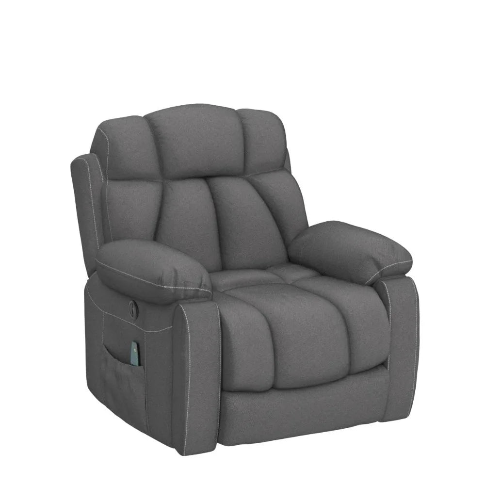 Large Power Lift Recliner Chairs with Massage and Heat for Elderly Big People,