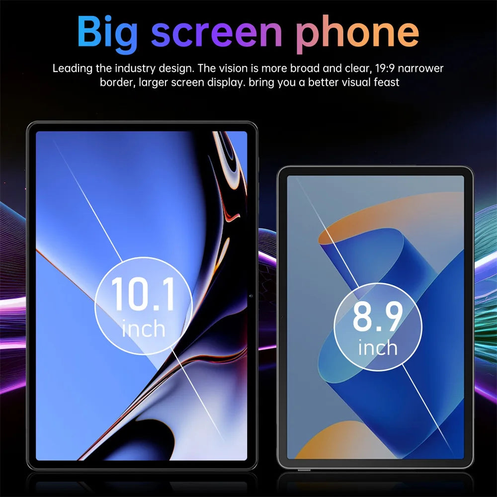 HOT Pad 16 Pro Android Tablet PC 22GB+2TB Ultra-clear Original Global Version 10000mAh Battery 10.1HD Tablet 4G 5G Dual SlM Tab