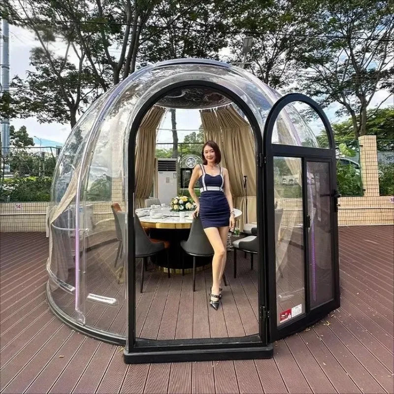 Contemporary Outdoor Bubble Dome Room,