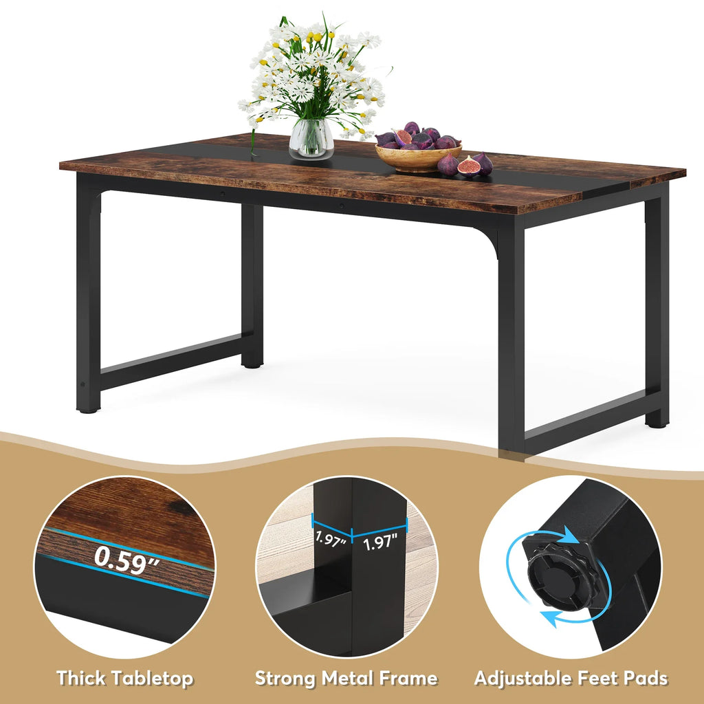 Tribesigns 63"x31.5" Dining Table, I