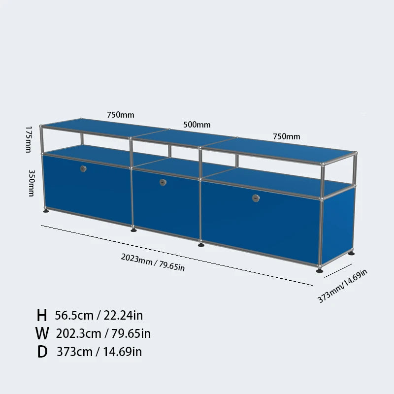 TV Stand Storage Cabinets, Corner Cabinet, Metal Storage Display Cabinet