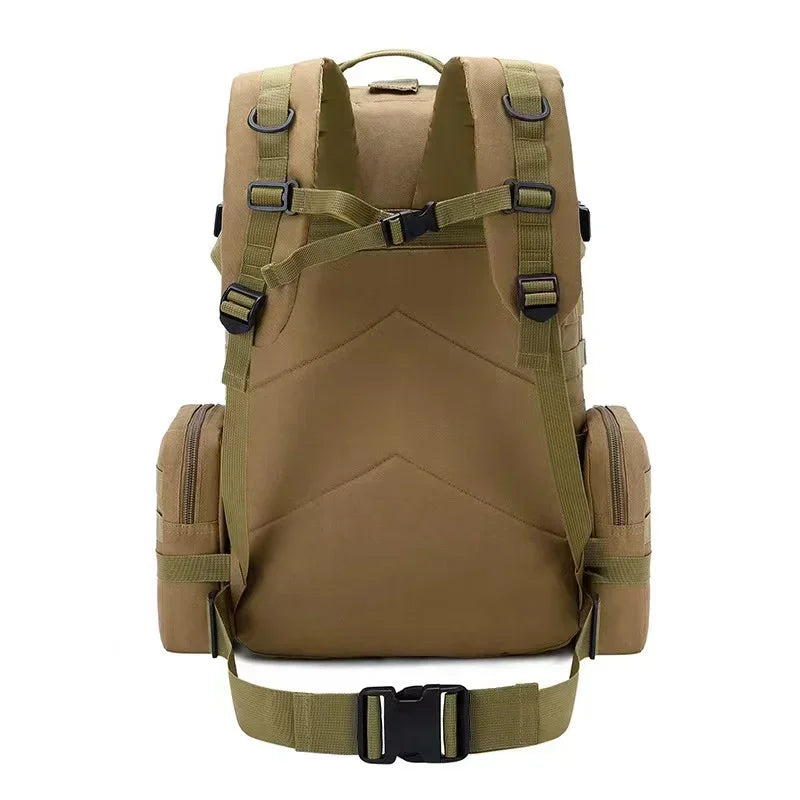 50L Tactical Backpack, Waterproof 4 In1 Molle Sport Tactical Bag