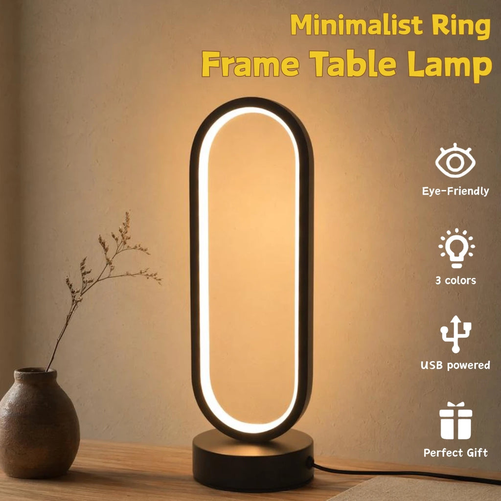 Minimalist Ring LED Desk Lamp,
