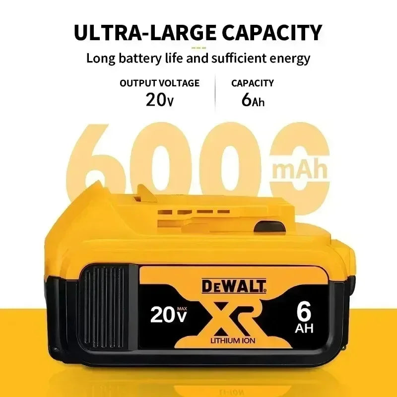 New 100% Original Dewalt 6Ah/5Ah 20V Power Tool Battery DCB206 20V Battery DCB205 DCB200 Air Transport
