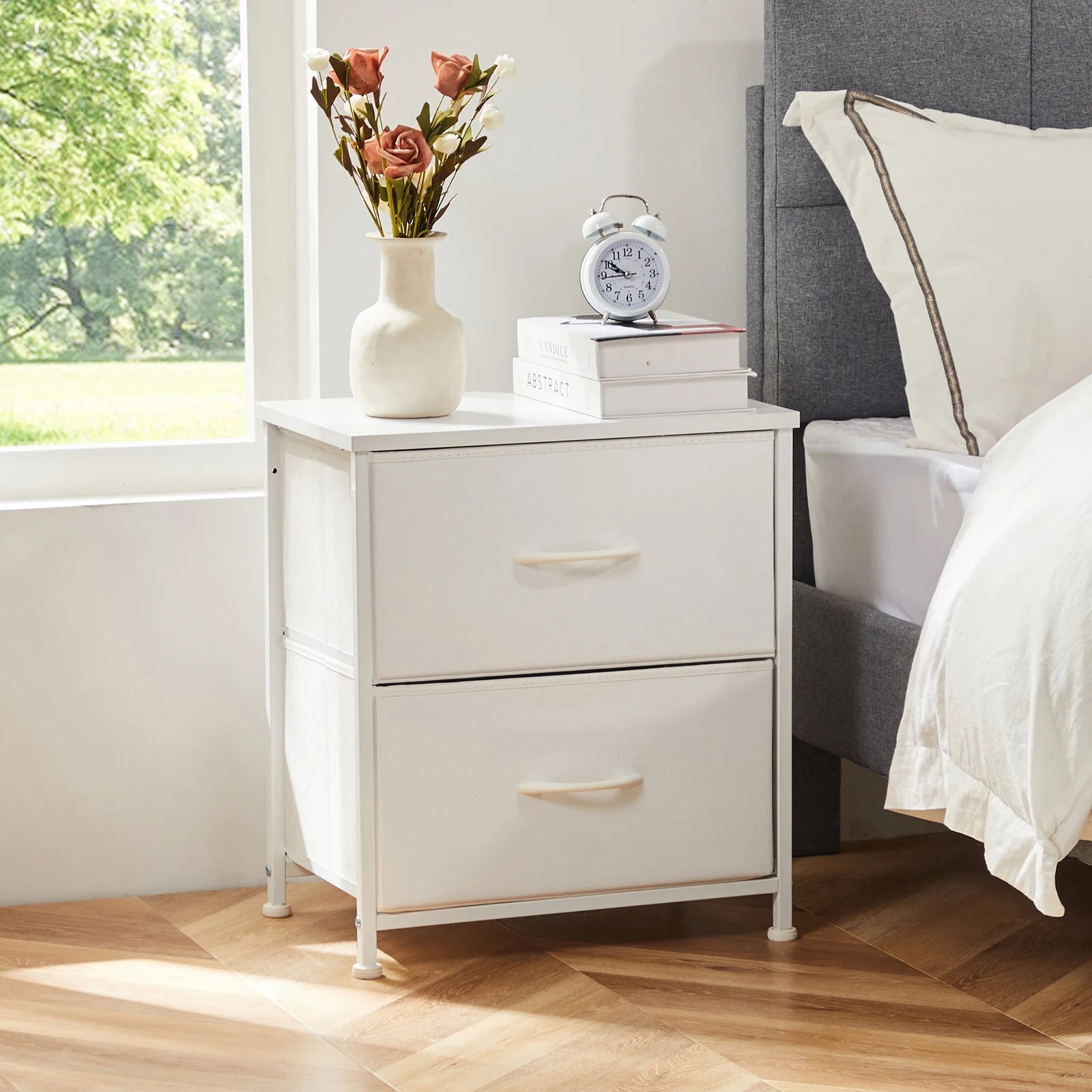 JHK Nightstand Bedside Coffee Sofa Tea Table