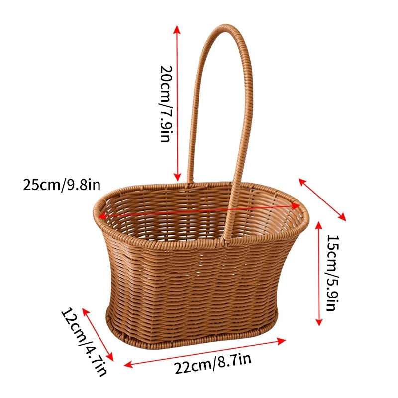 Hand Woven Creative Flower Baskets