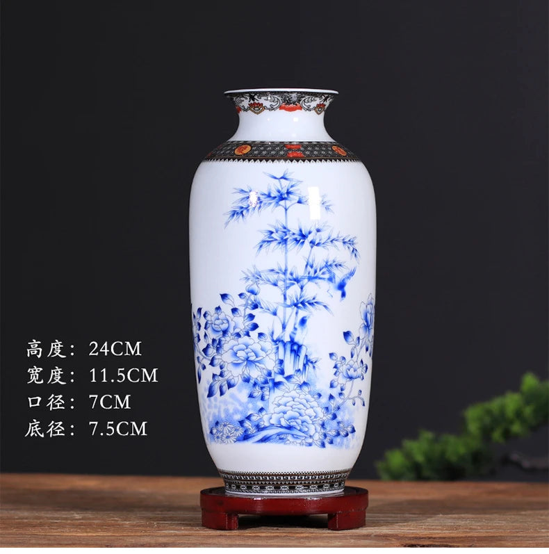 Jingdezhen Porcelain Flower Vase