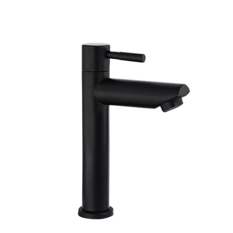 1/2Inch 304Stainless Steel Single Bathroom Basin Faucet