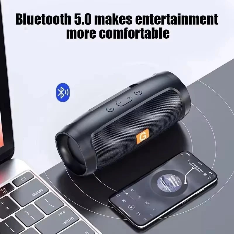 Lenovo TF USB FM Radio Voice Broadcast Wireless Subwoofer Dual Stereo Heavy Bass Portable Bluetooth Speaker for Outdoor Use