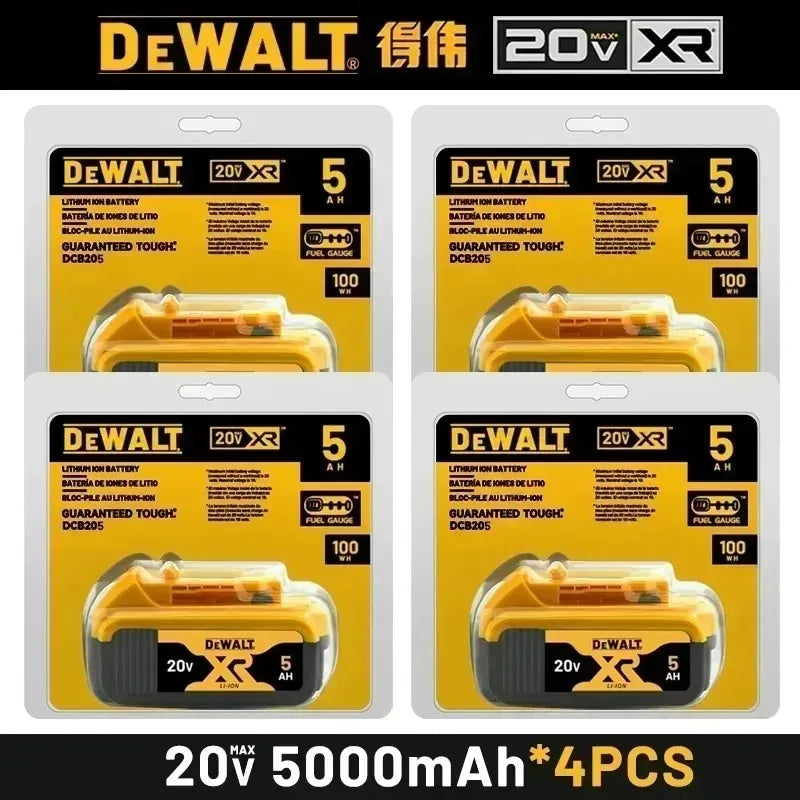New 100% Original Dewalt 6Ah/5Ah 20V Power Tool Battery DCB206 20V Battery DCB205 DCB200 Air Transport
