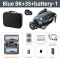 Lenovo V988 Drone Professional Foldable Drone 8K Dual HD Camera 5G WIFI FPV Quadcopter With Large Screen RC Remote Control