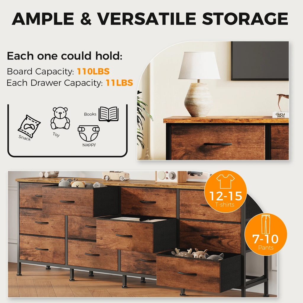JHK 12 Fabric Cabinet