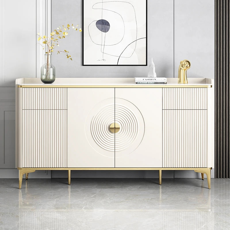 Large European Luxury Living Room Cabinets With Metal Legs, Nordic Modern Szafka Vintage Furniture