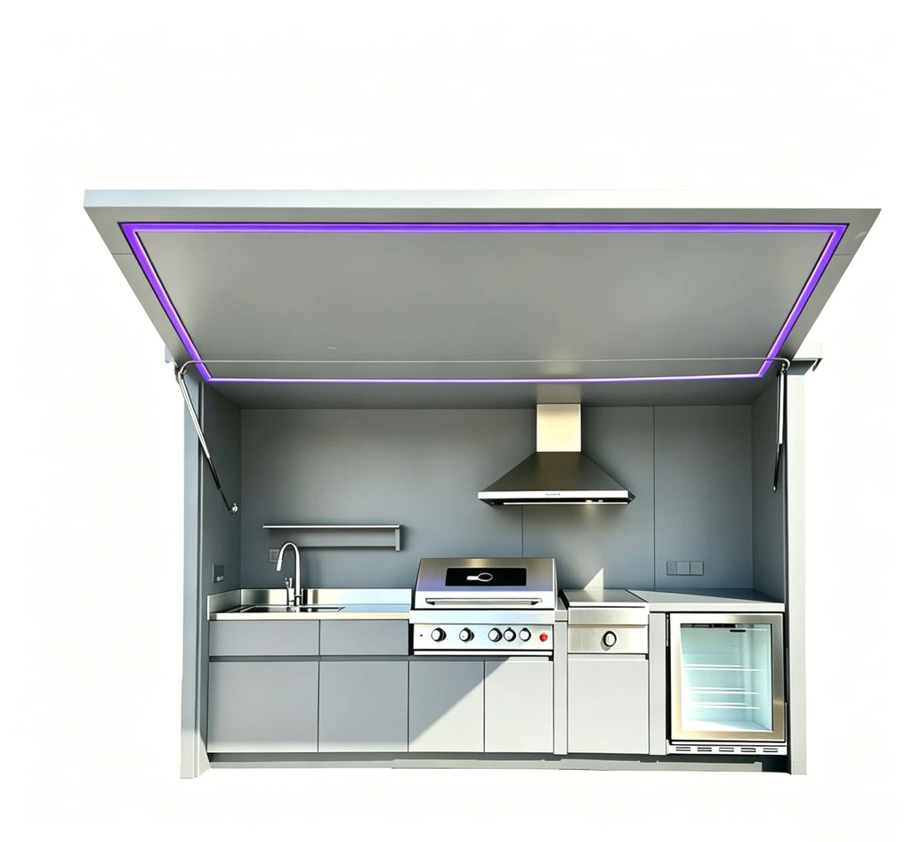 Full Equipped Modular Outdoor Cooking Cabinet