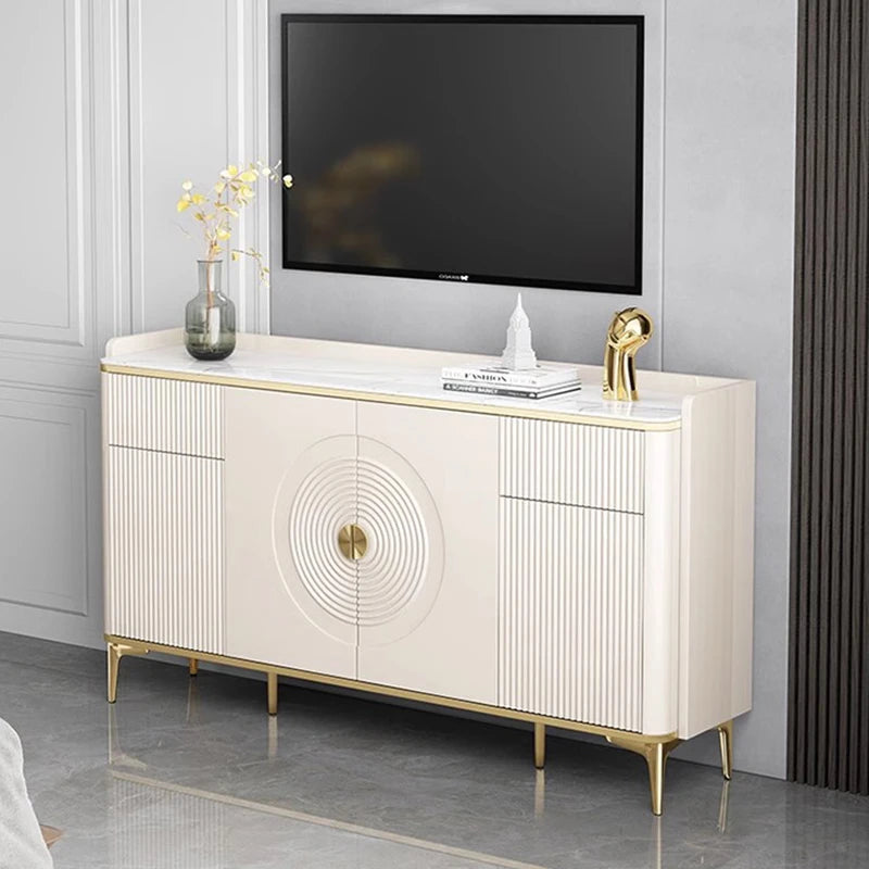 Large European Luxury Living Room Cabinets With Metal Legs, Nordic Modern Szafka Vintage Furniture