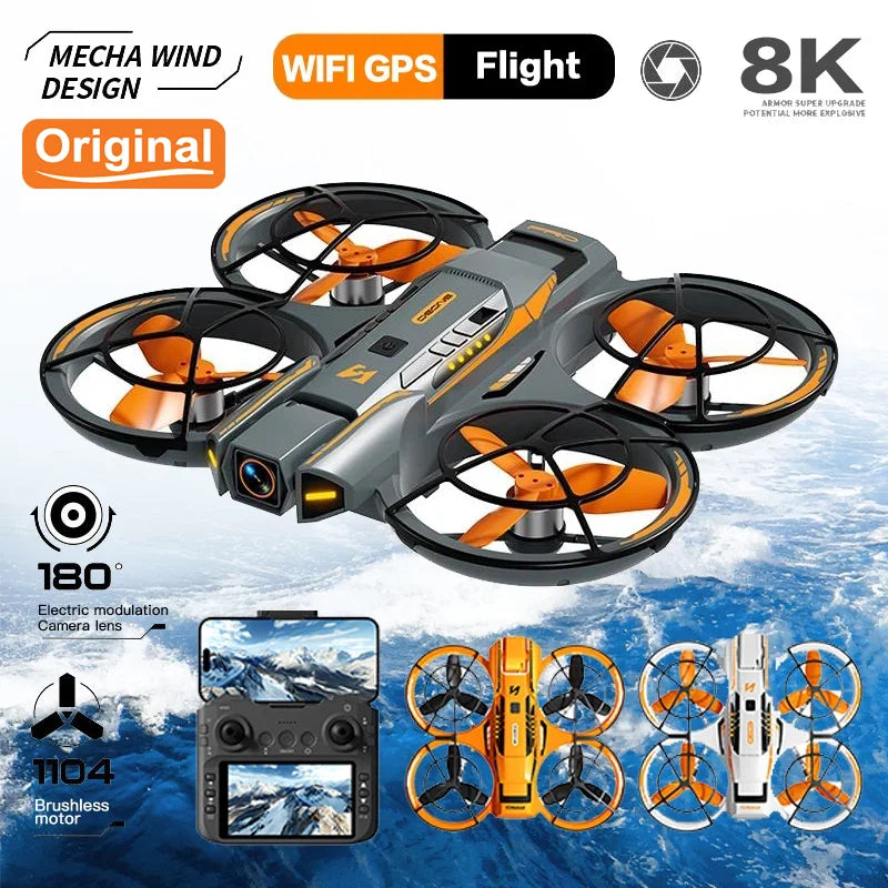 Original Drone, GPS RC 8K Professional HD Aerial Photography Laser obstacle avoidance Quadcopter Aircraft
